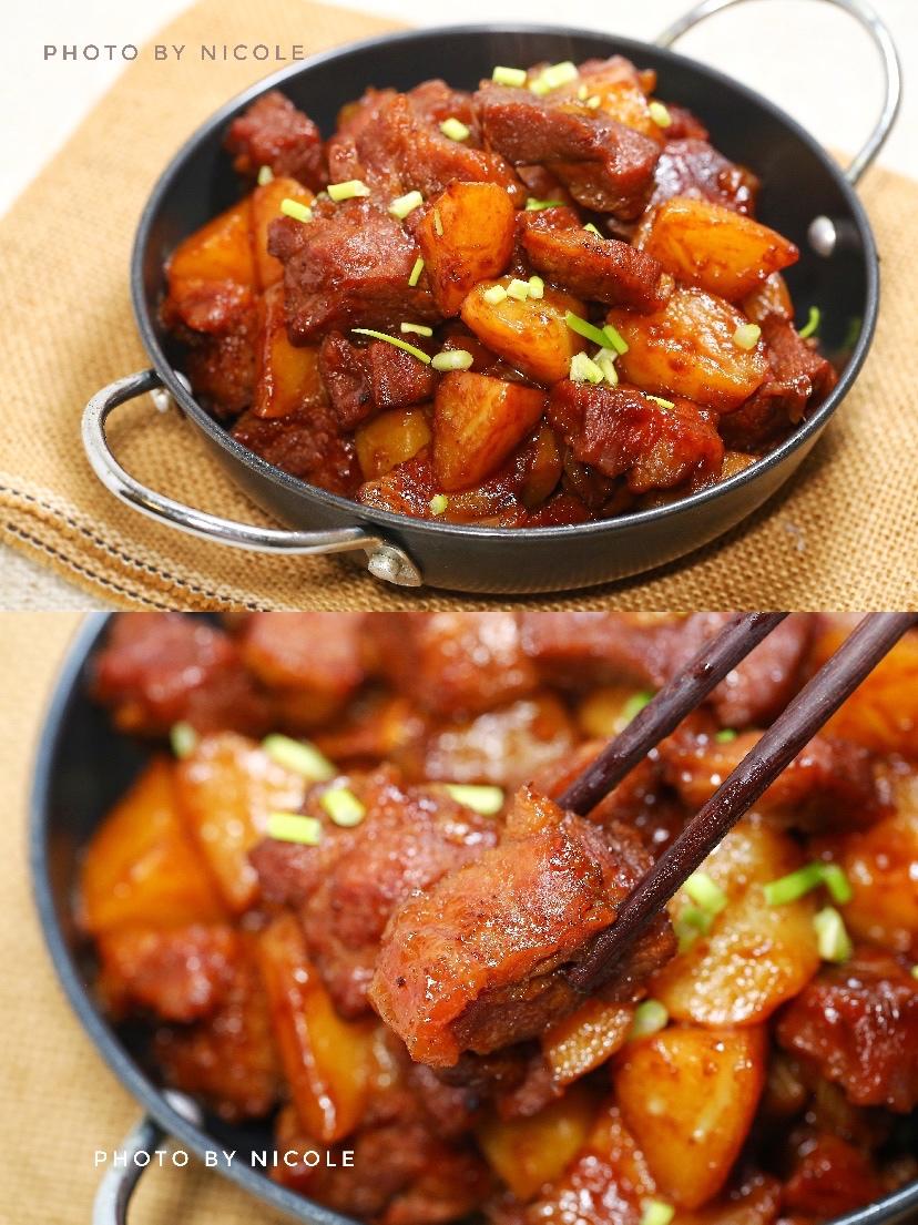 经典下饭菜|红烧牛腩土豆的做法