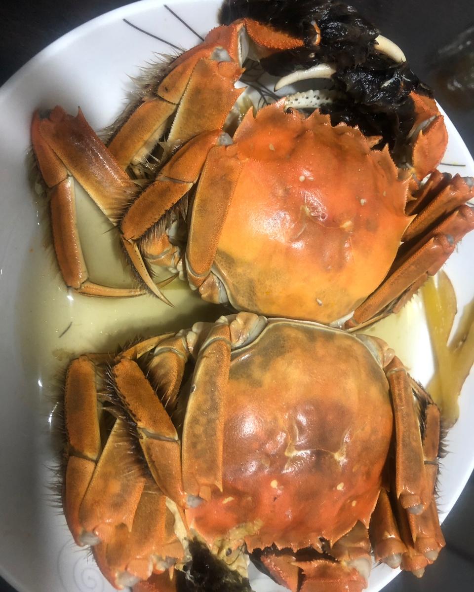 清蒸大闸蟹