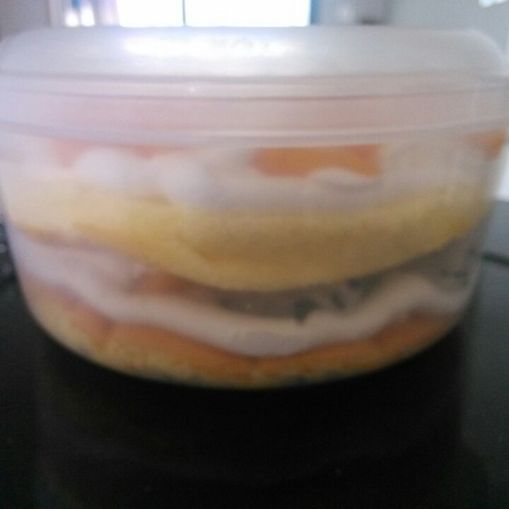 简单快手的便当饭盒水果盒子蛋糕