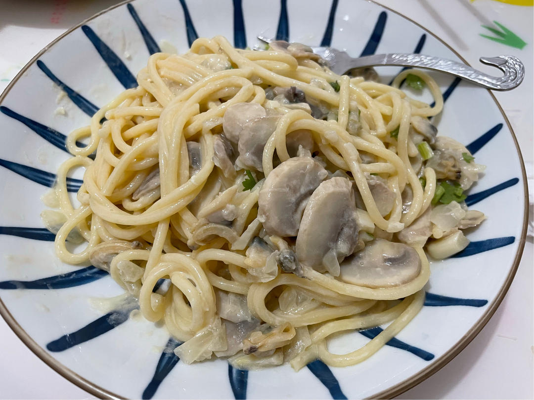 【一人食】冬季限定 奶香浓郁的口蘑 海鲜意面