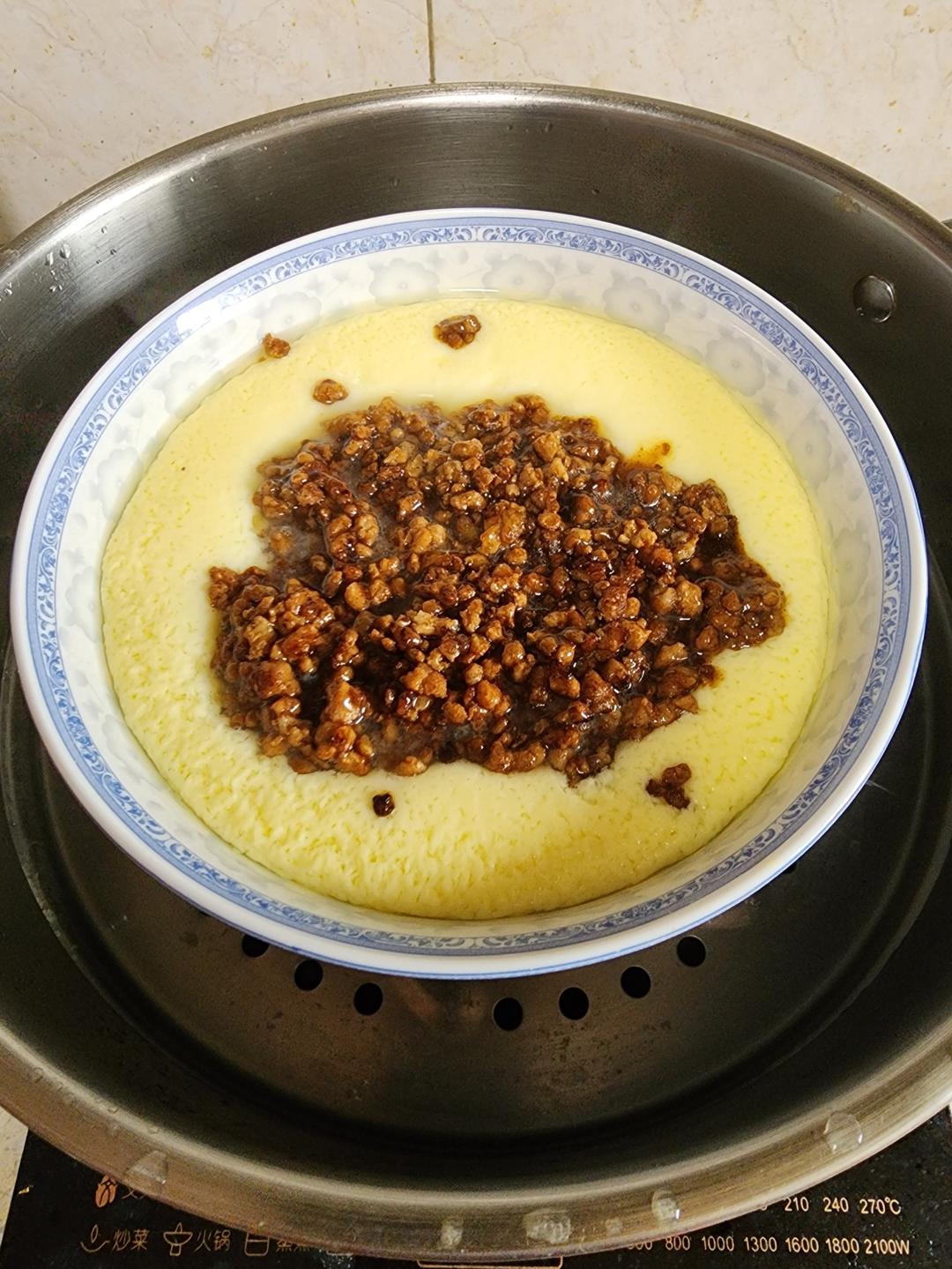 比布丁还要嫩！巨好吃又营养的肉末水蒸蛋
