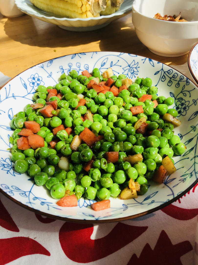 豌豆炒肉末