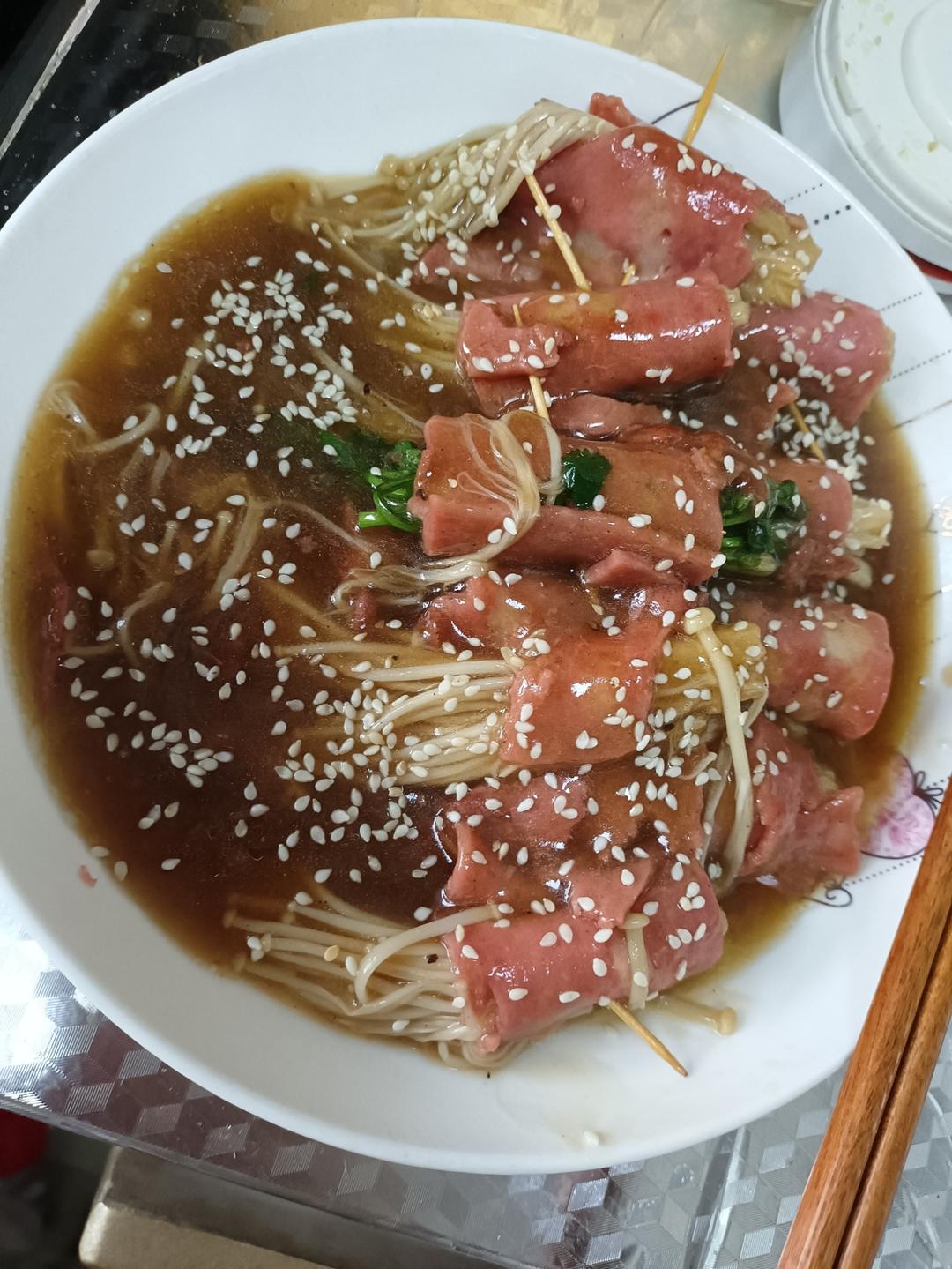 金针菇培根卷
