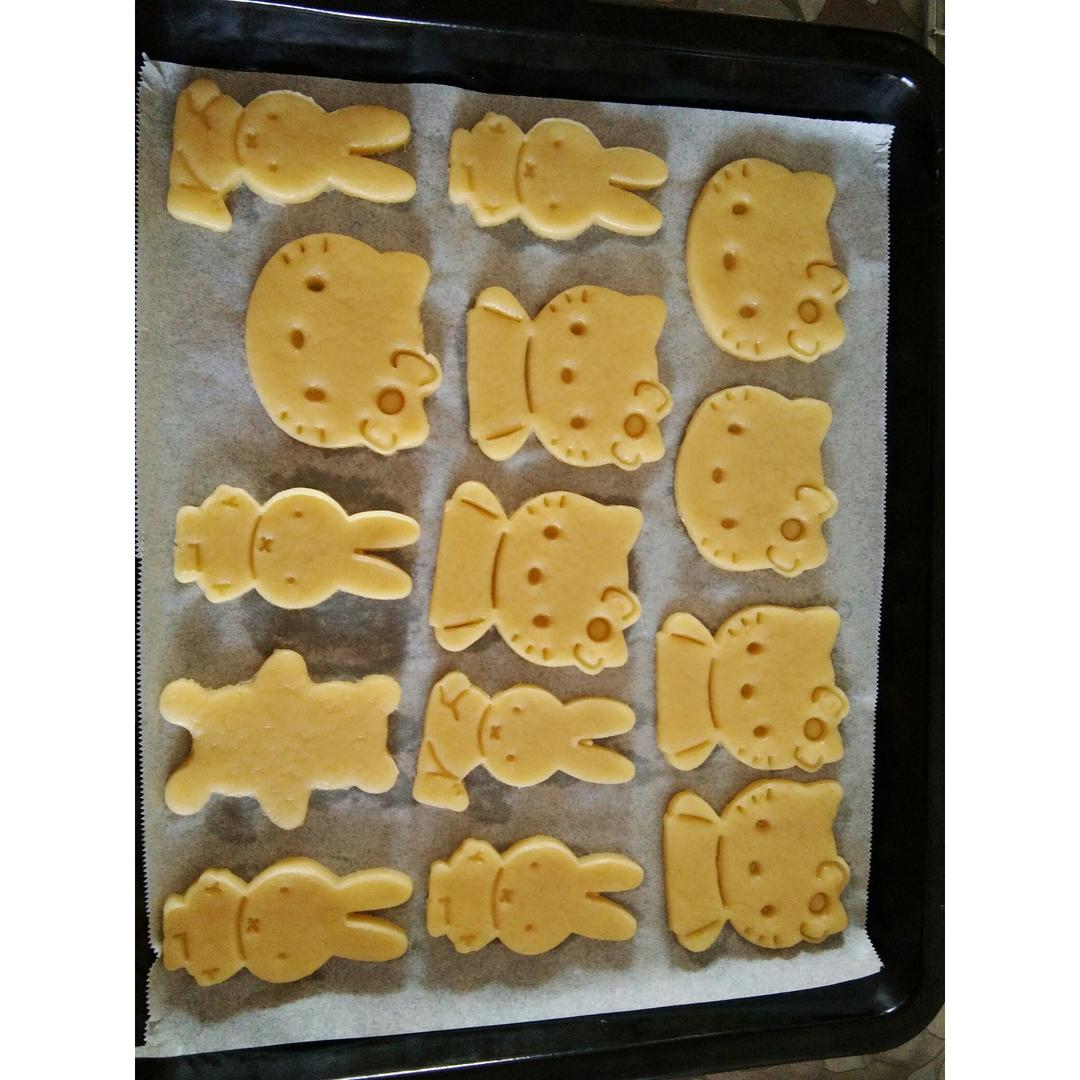 卡通黄油饼干
