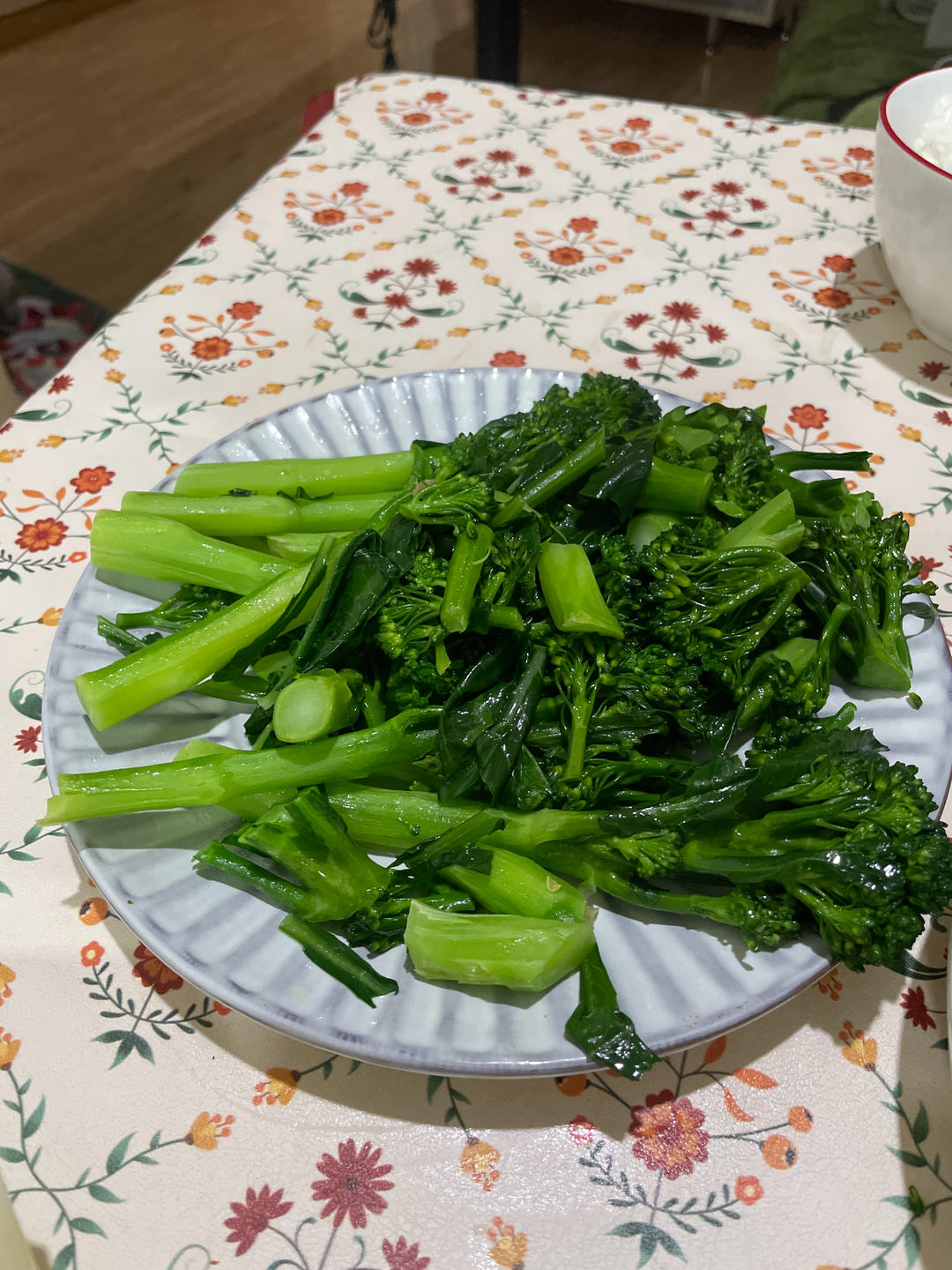 蒜香芦笋西兰花