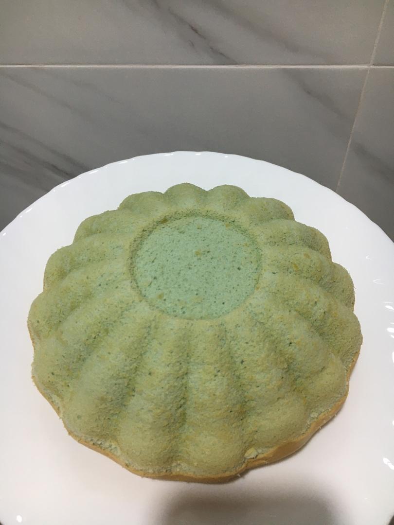 蝶豆花戚风蛋糕