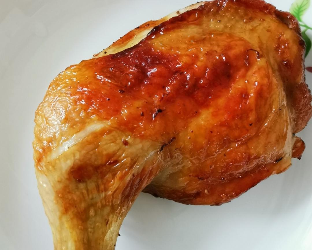烤箱烤鲜嫩多汁大鸡腿