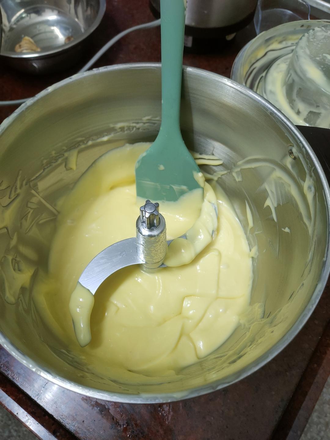 味道绝了❗️超好吃的【蛋黄沙拉酱】85℃，肉松小贝同款半透明沙拉