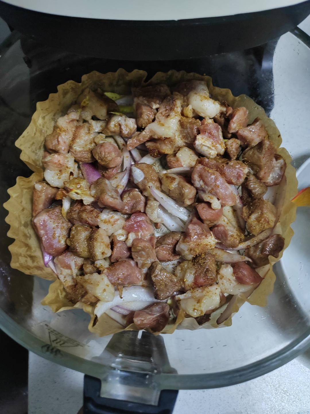 无签羊肉串（空气炸锅版接近炭烤口感）