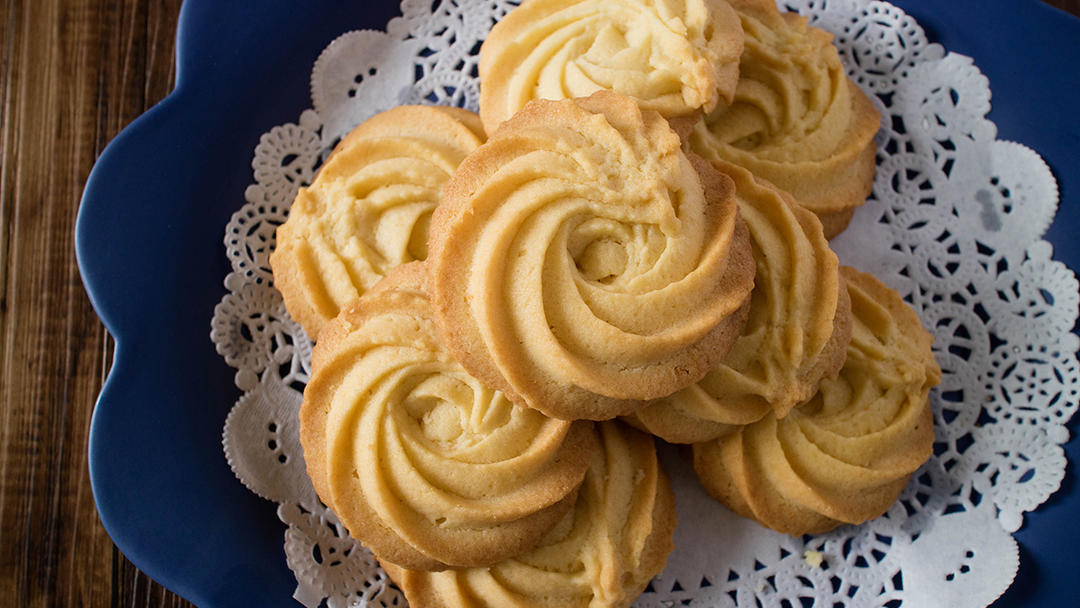 花纹如刀锋般锐利的黄油曲奇的做法