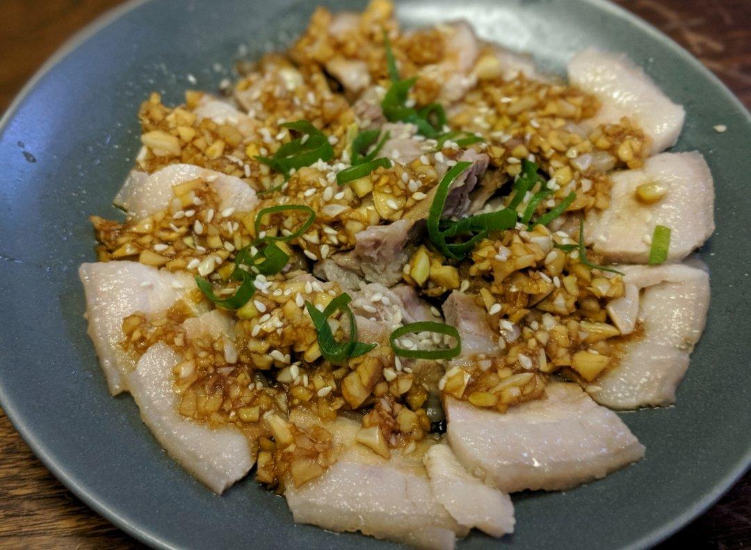 超简单快手蒜泥白肉