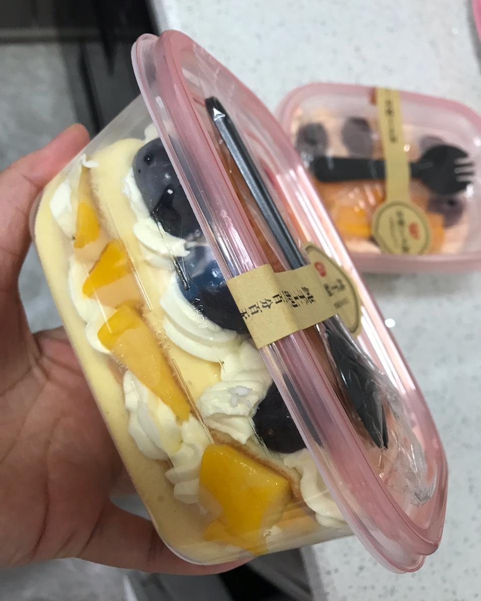 简单快手的便当饭盒水果盒子蛋糕