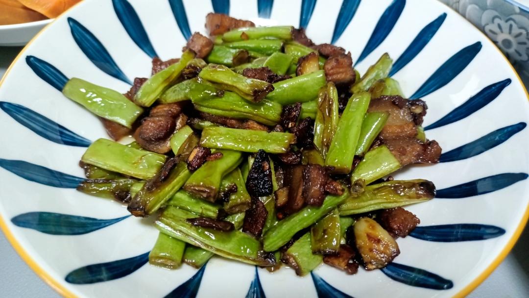 干煸豆角炒肉