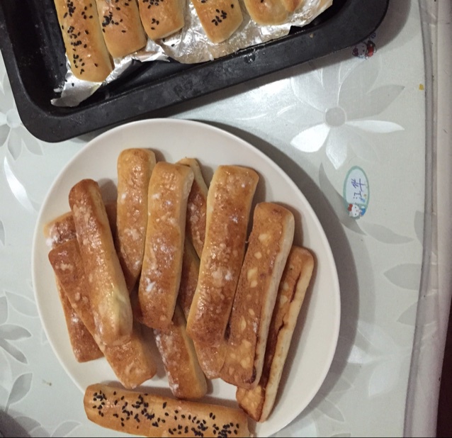 糖霜牛奶面包棒