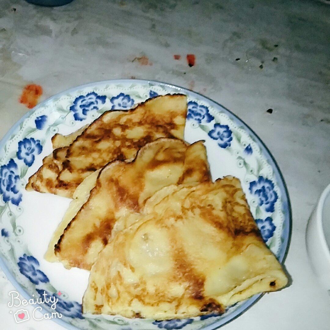 香蕉牛奶鸡蛋饼