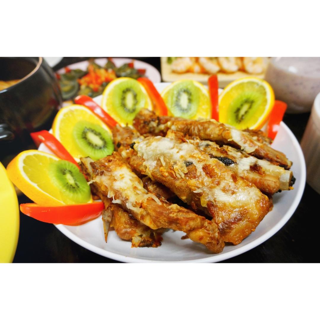 香到骨头里的蒜香排骨（烤箱）