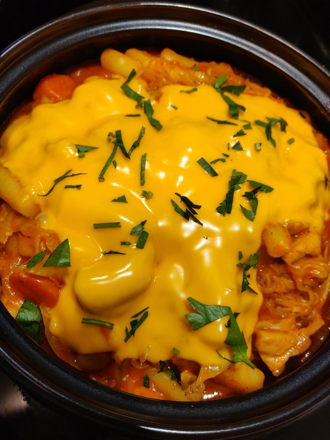 韩式芝士春川鸡🥘超长拉丝超满足✨简单快手零失败