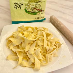 番茄香菇虾仁手工面(幼童禁蛋奶麦食谱)的做法 步骤8