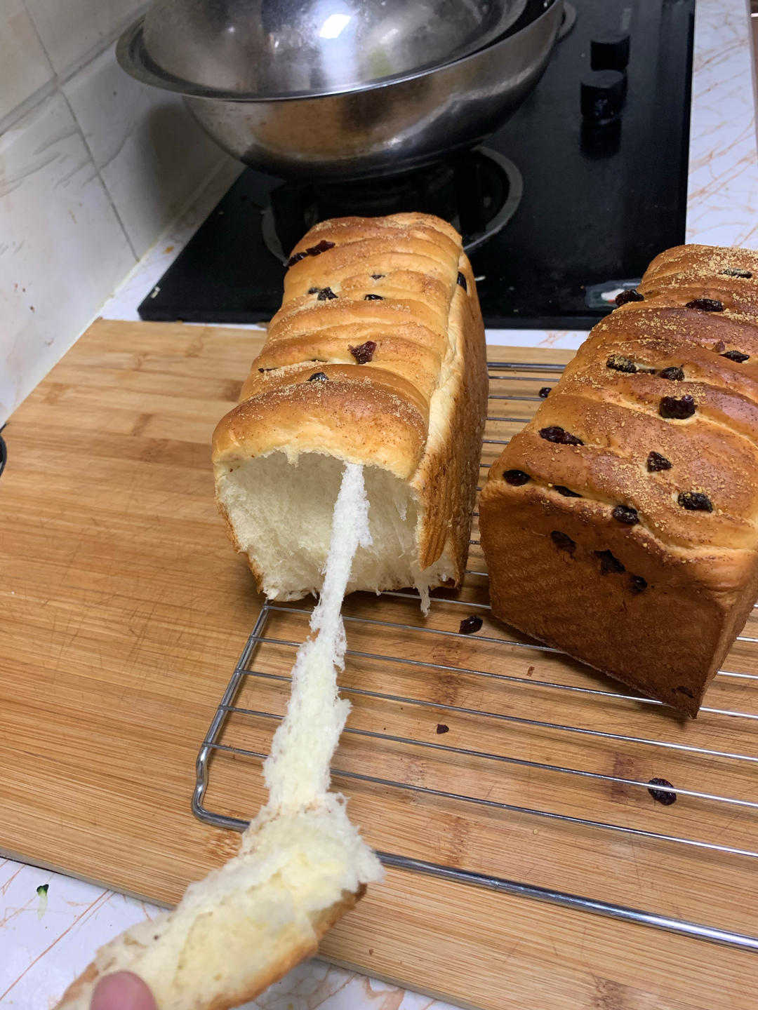 蔓越莓手撕吐司