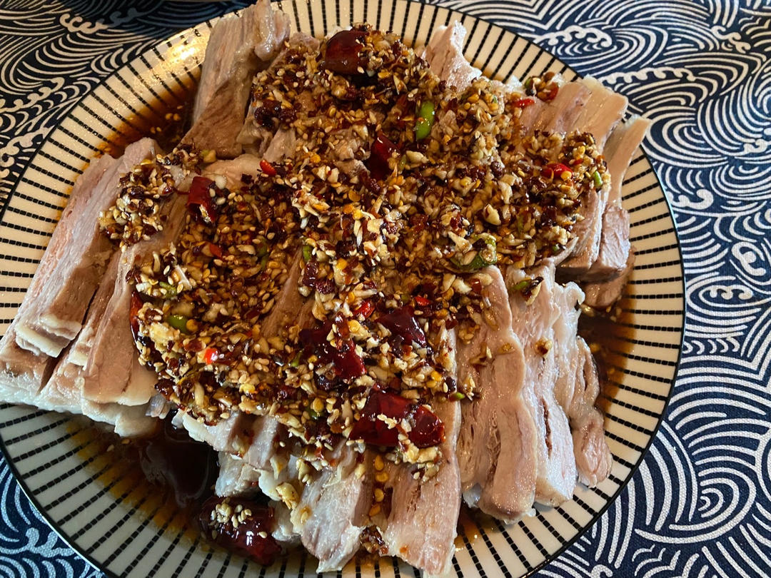 蒜泥白肉（开胃解暑）