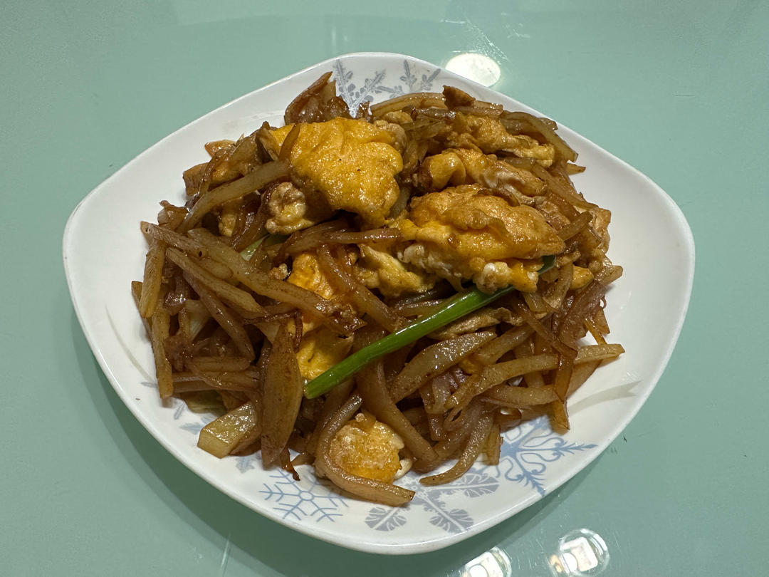 巨香的土豆丝炒鸡蛋