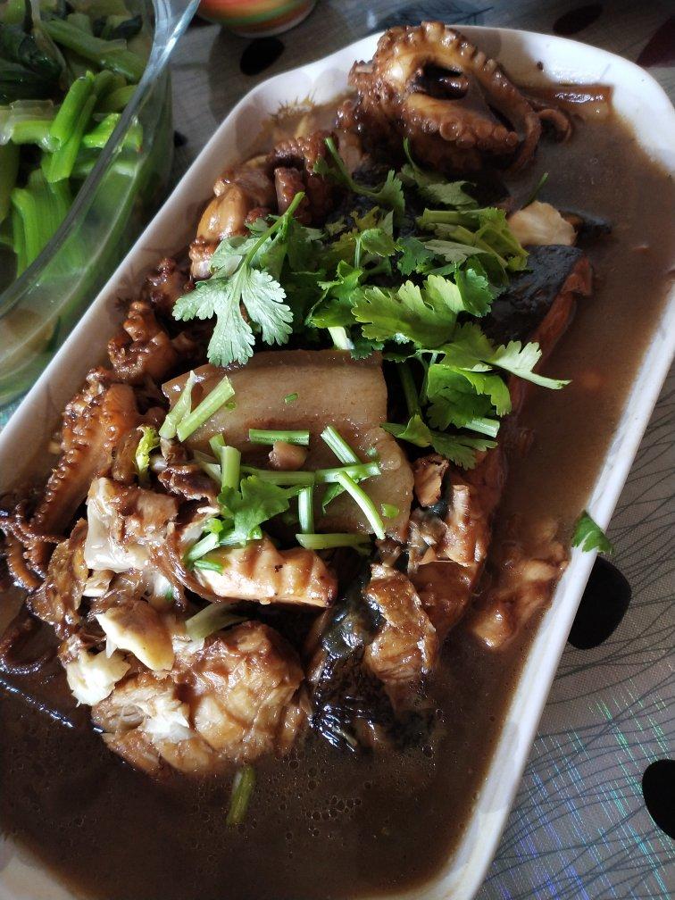 〈炖鸦片鱼〉，厚厚的鱼肉。欣小厨 😉