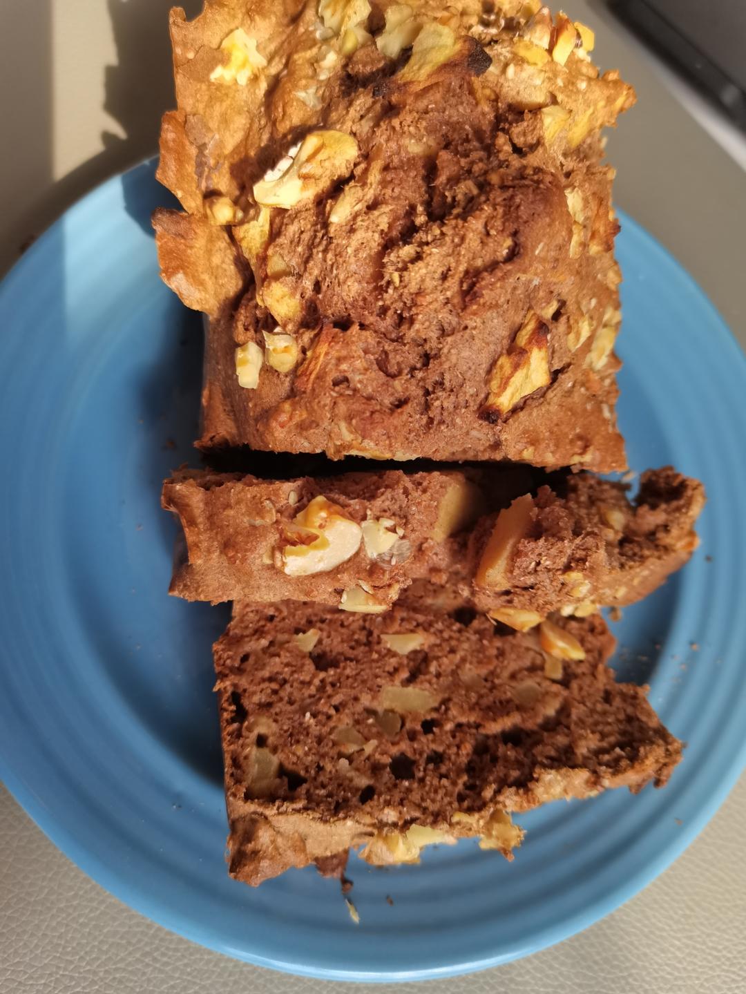 苹果肉桂磅蛋糕     （全麦蛋糕系列）