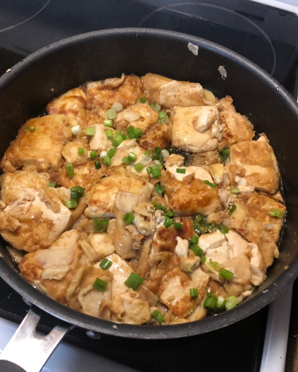 美味蚝油嫩豆腐