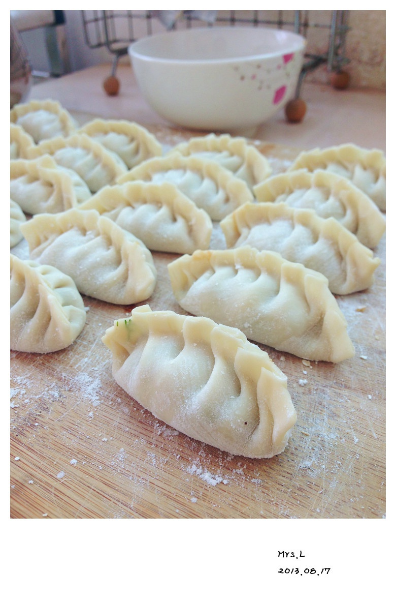 猪肉鲜蘑馅饺子