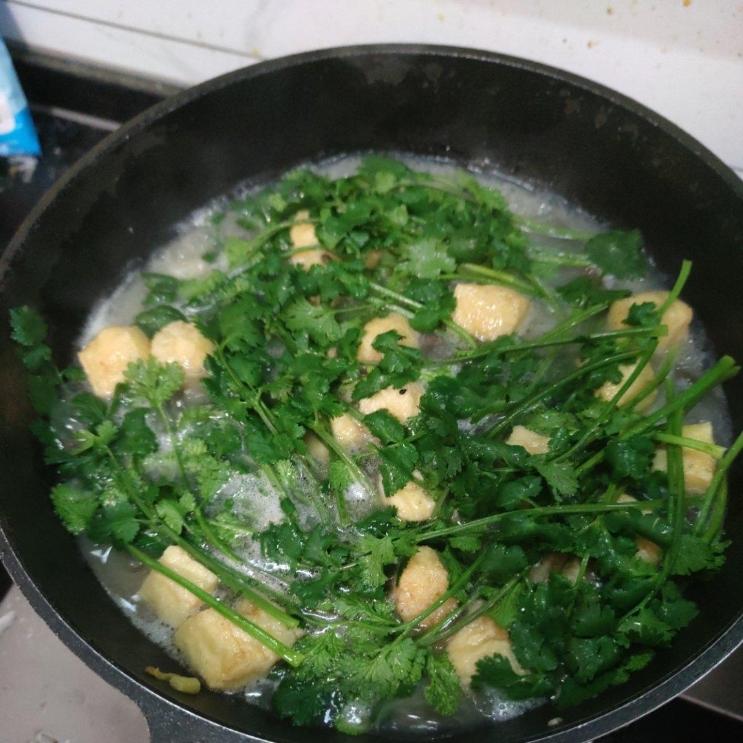 好吃养胃又简单的快手早餐，白菜煮糍粑