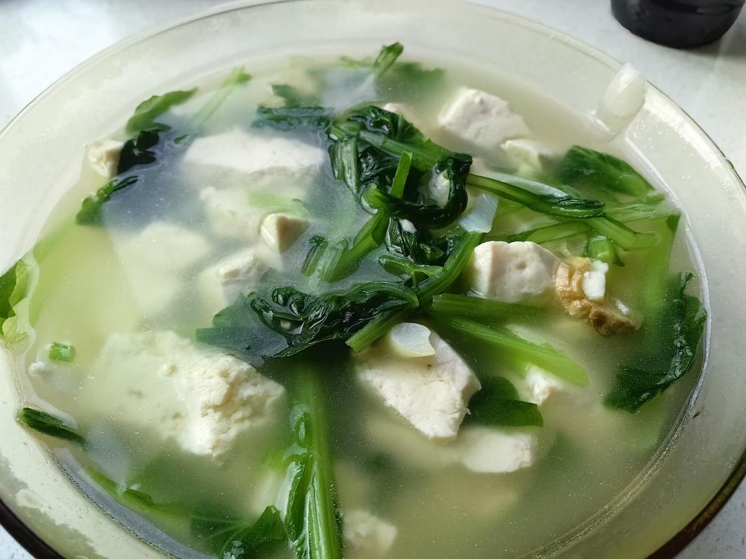 青菜豆腐汤