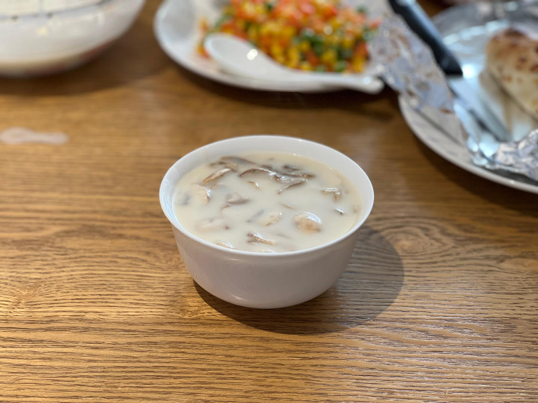 奶油蘑菇汤（完美比例版）