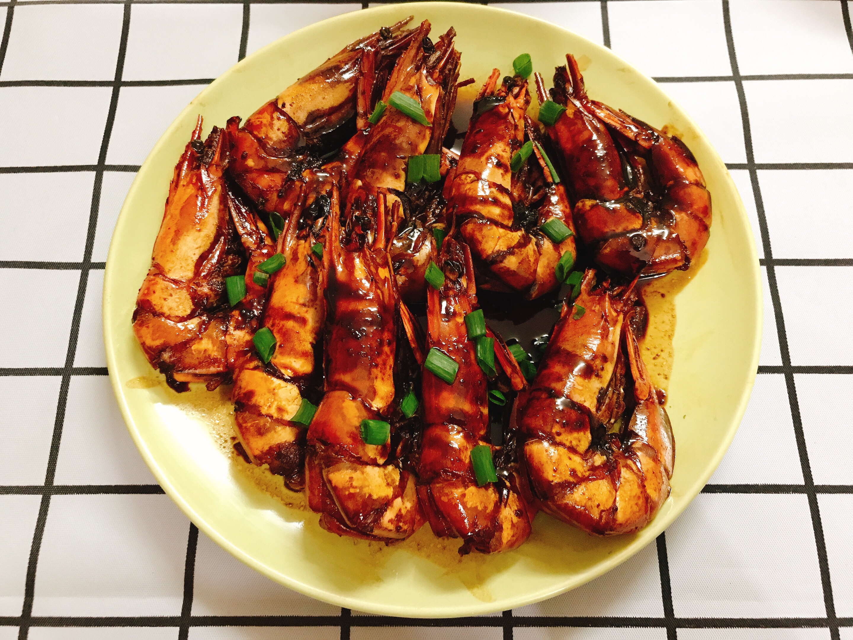 红烧大虾-冷冻泰国黑虎虾的做法