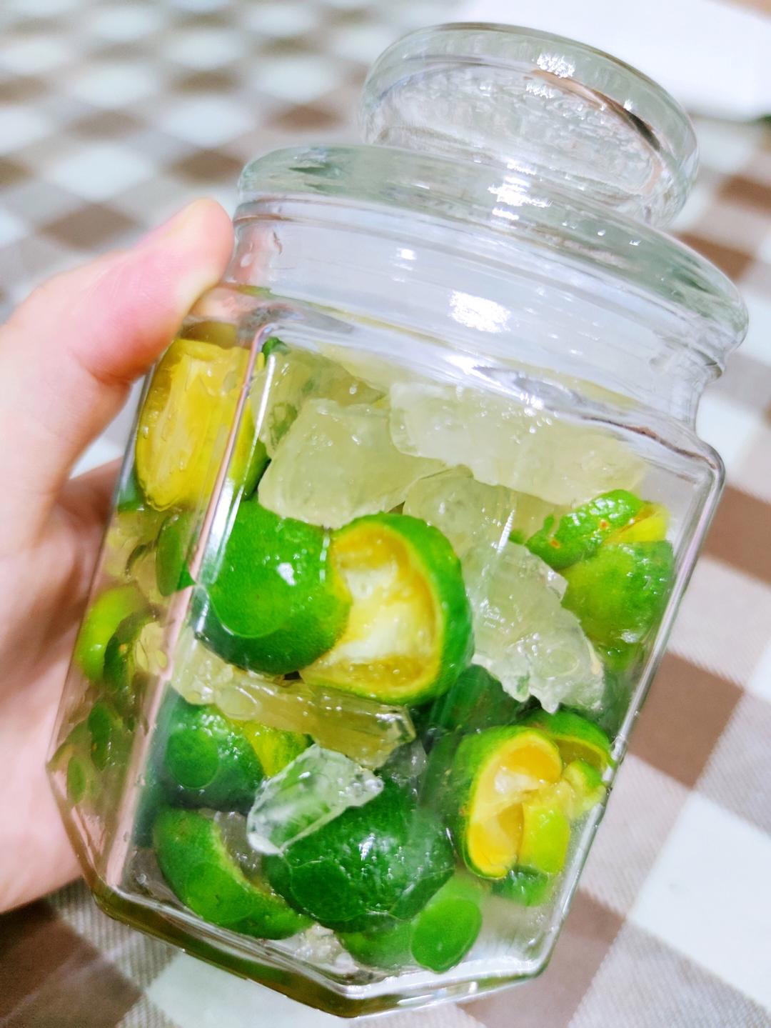 可爱呐呐做的冰糖小青桔