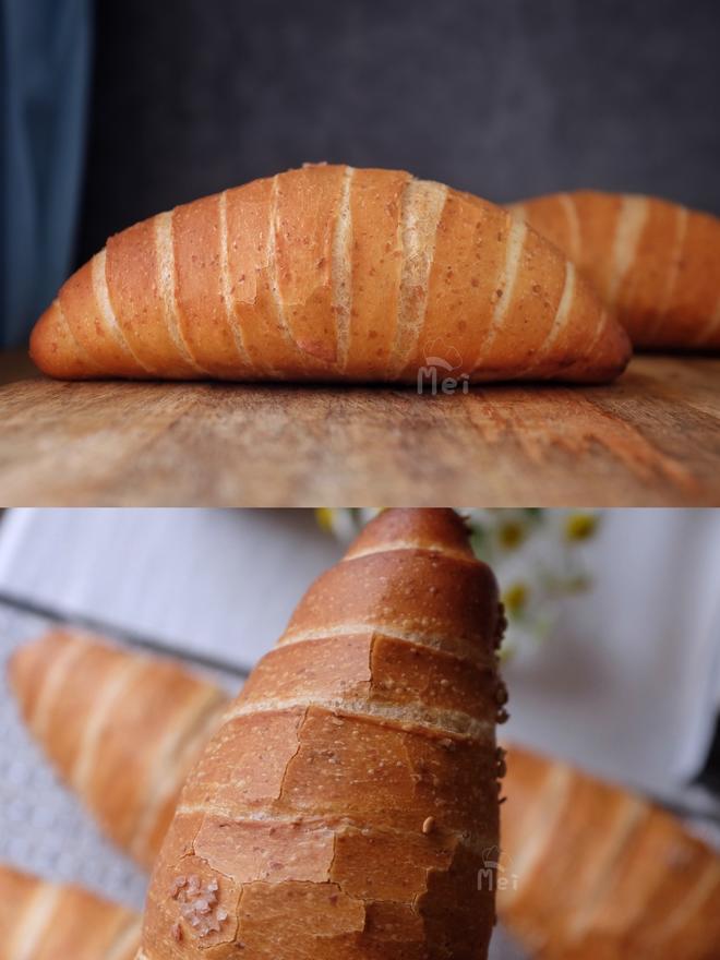 全麦脆皮盐面包｜法国老面的做法