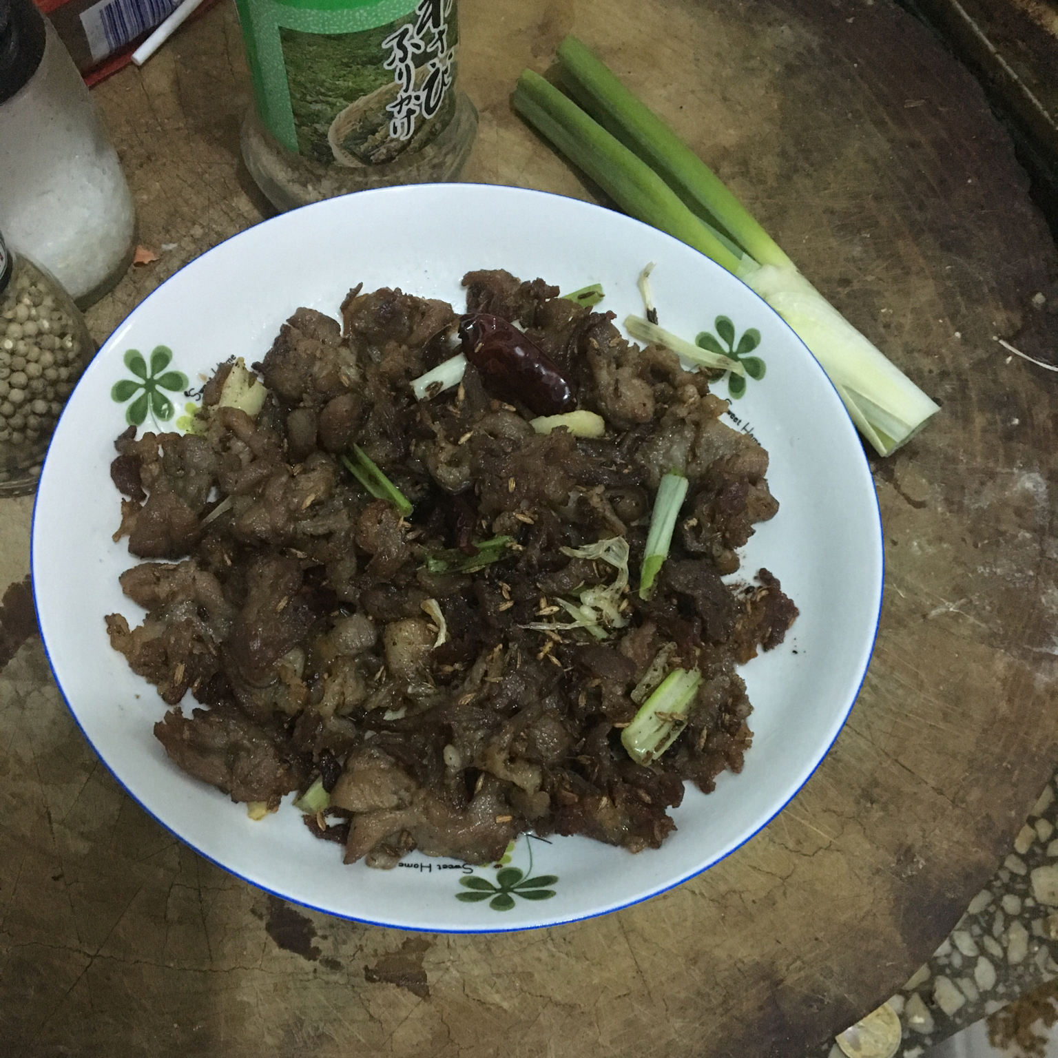 孜然羊肉粒