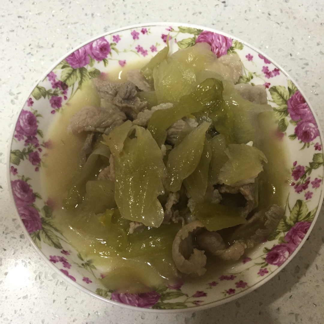 咸菜炒猪肉