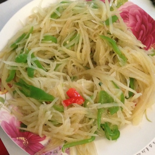 青椒土豆丝