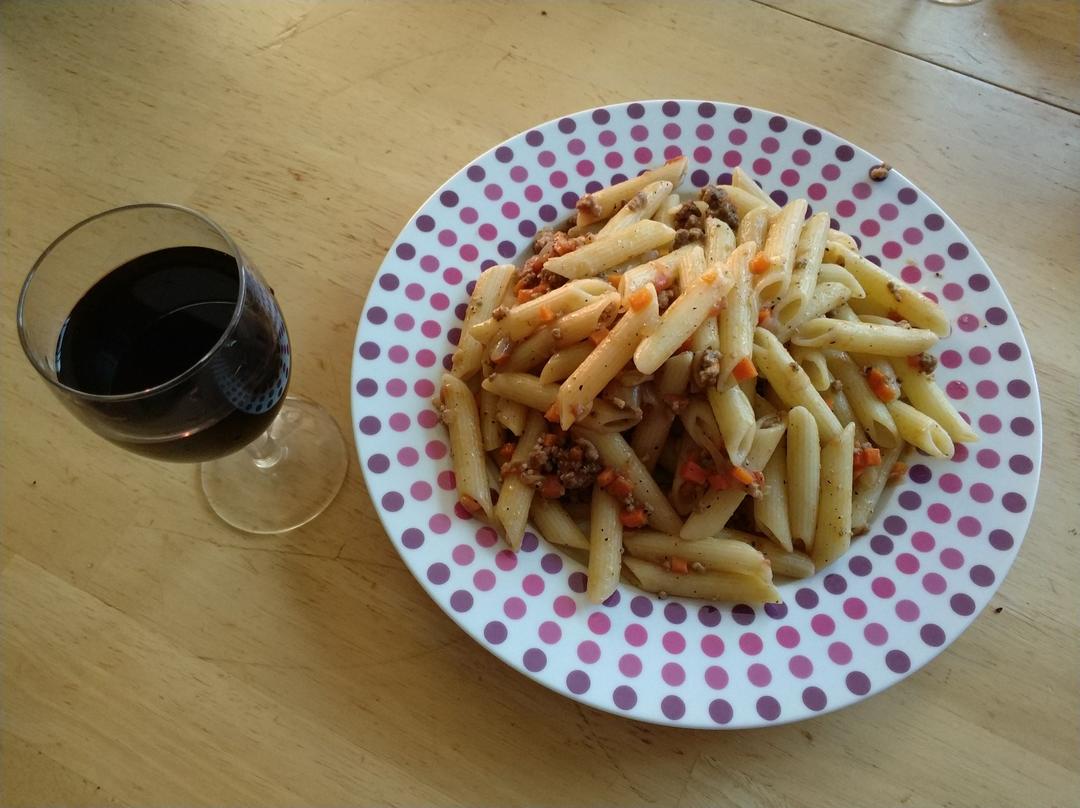 超级美味正宗的意大利番茄肉酱面
