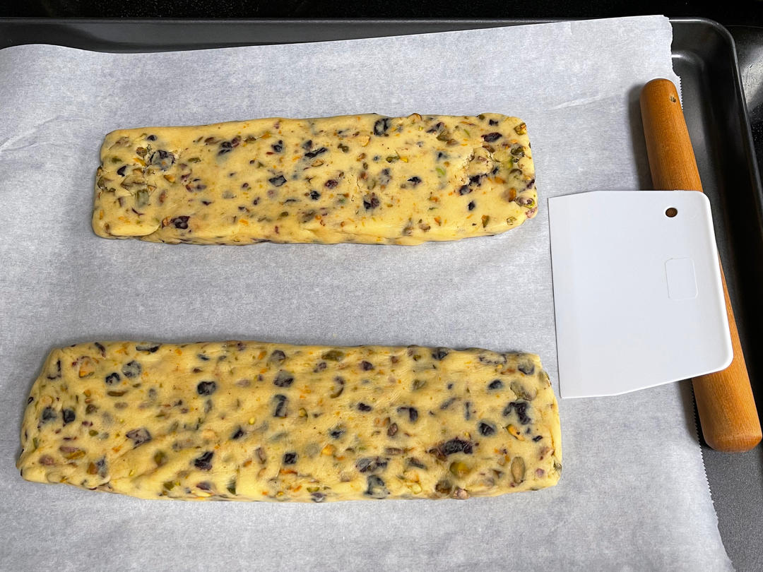 开心果蔓越莓biscotti   （意大利脆饼）