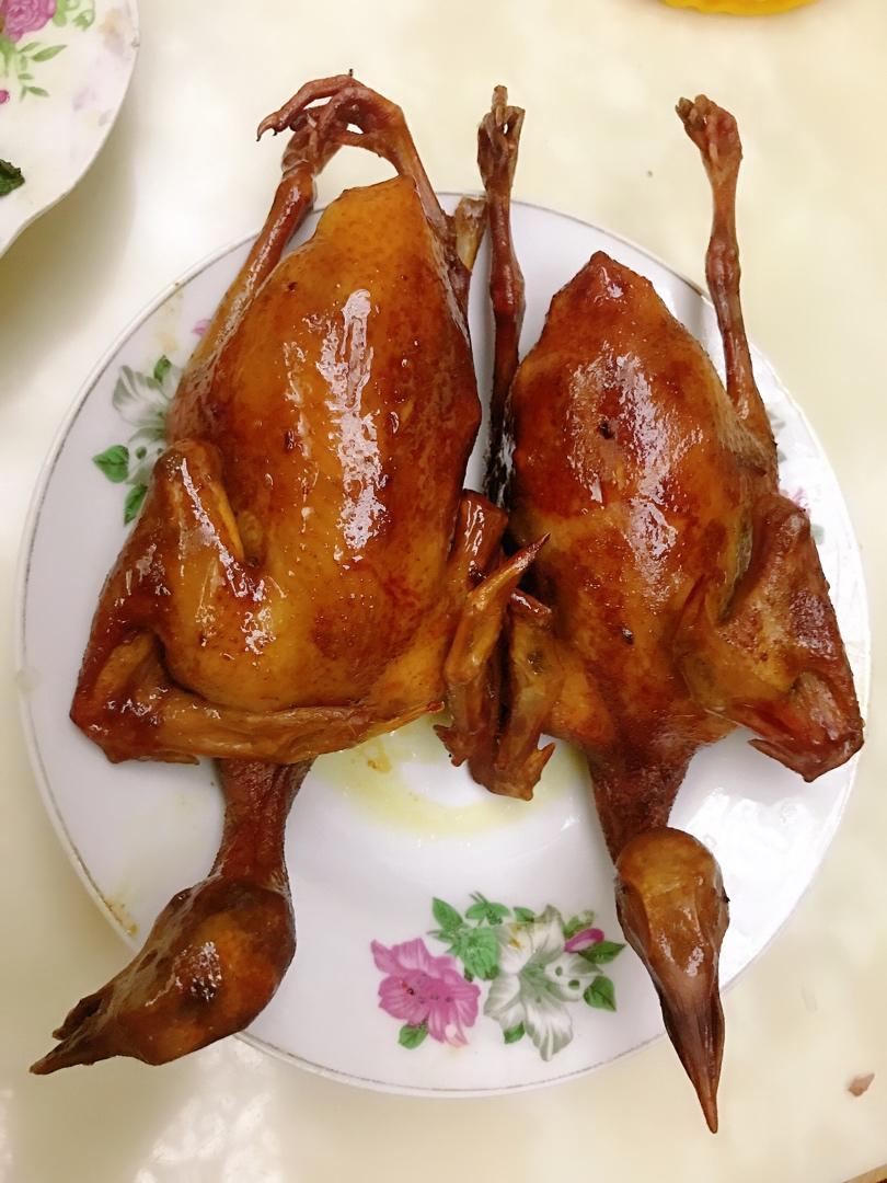 烤箱版脆皮烤乳鸽（内含脆皮的秘决）