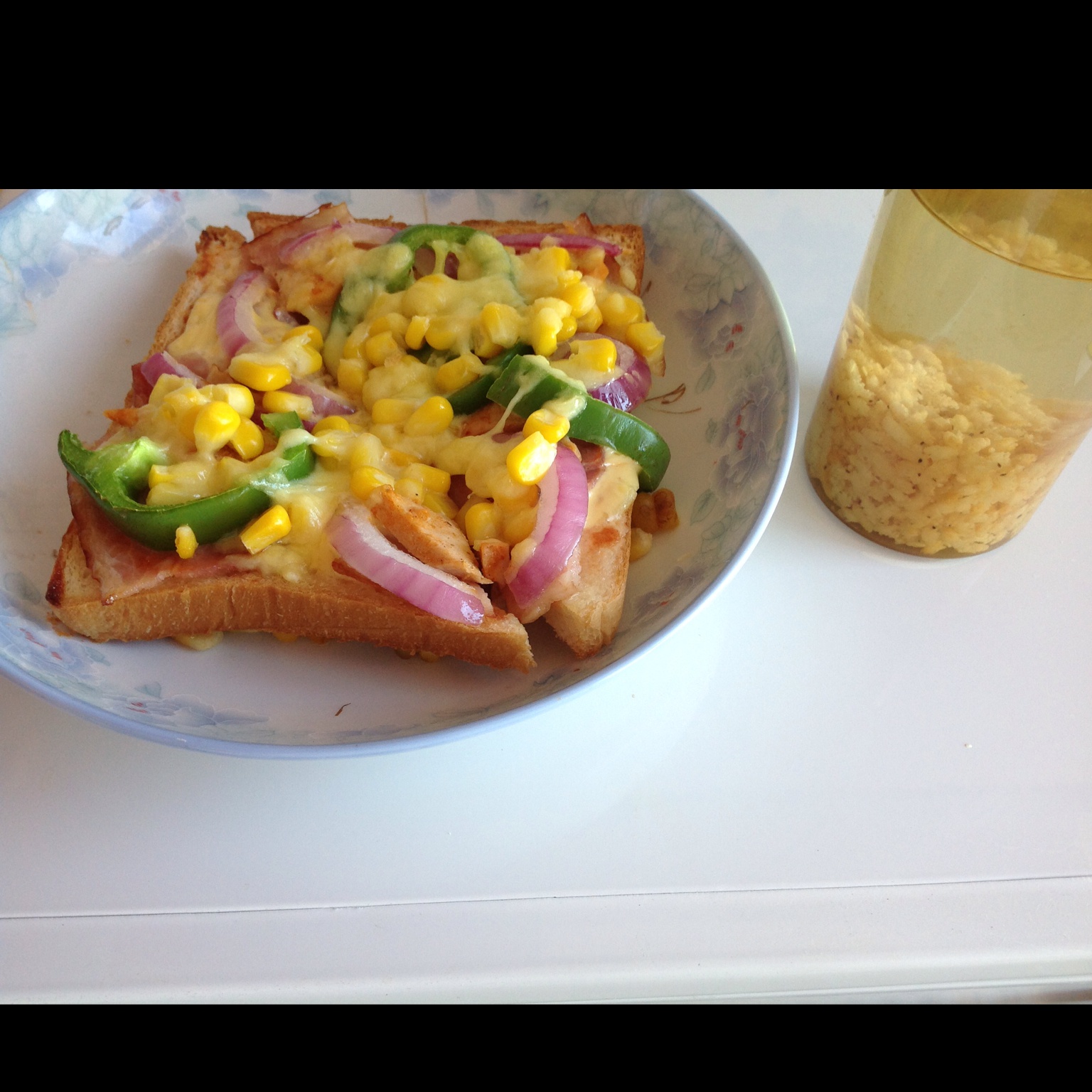 芝士面包片披萨