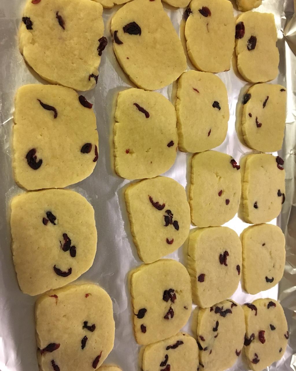 低糖少油版蔓越莓饼干