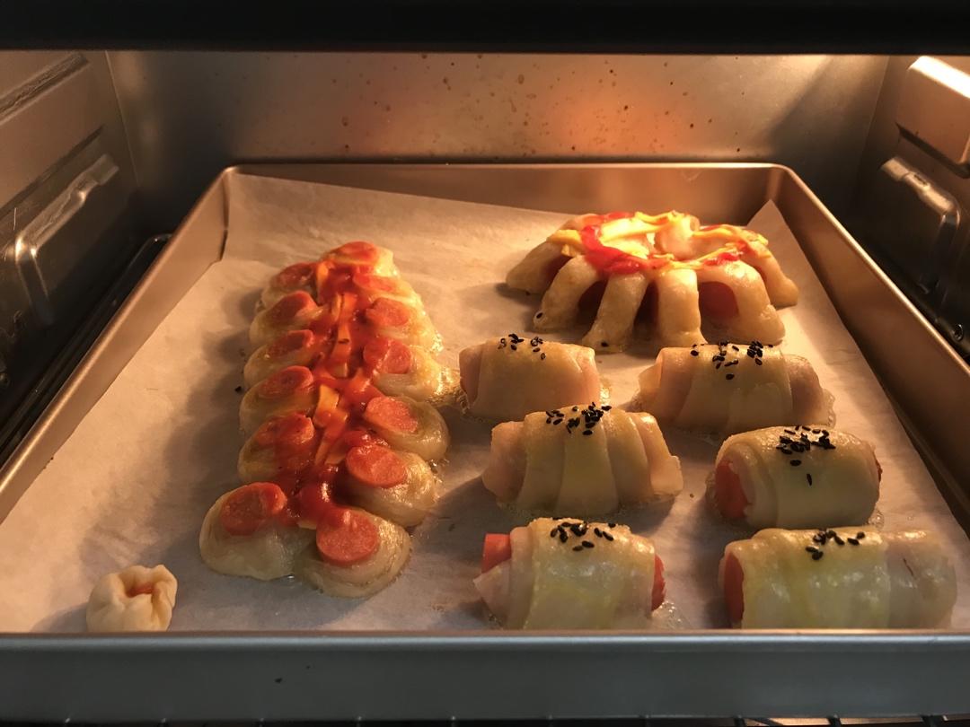 手抓饼火腿面包