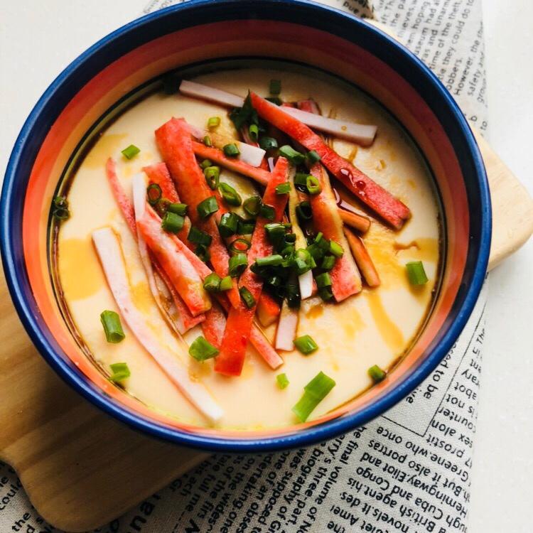 风之语2004做的蟹棒蒸蛋