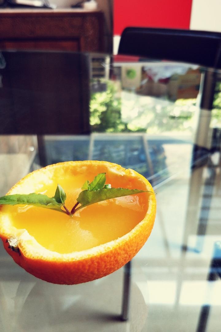 香橙果冻