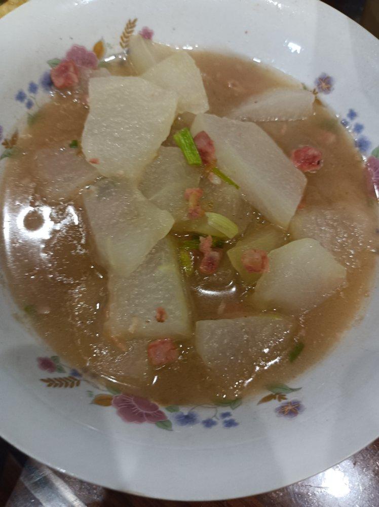 广式香肠炖冬瓜