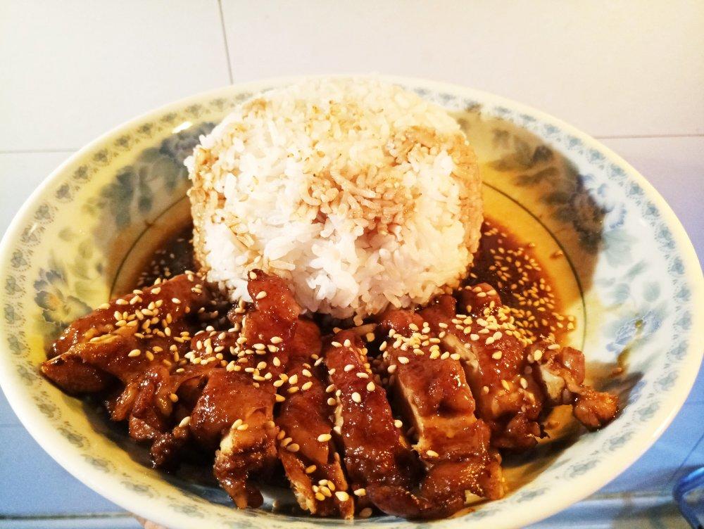 照烧鸡腿饭
