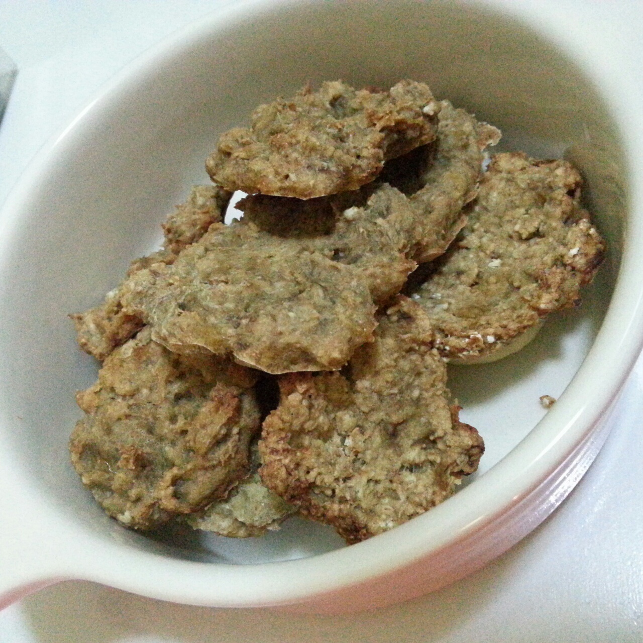 低脂低卡燕麦饼干（无面粉无油美味）