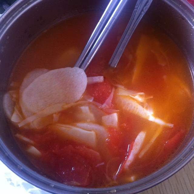白玉菇春笋汤